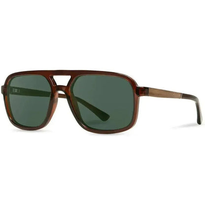 Camp Eyewear Glacier-Accessories - Eyewear - Sunglasses-Clay // Walnut-G15 Polarized-Appalachian Outfitters