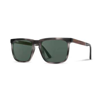 Camp Eyewear Ridge-Accessories - Eyewear - Sunglasses-Matte Pearl Grey // Walnut-Basic Polarized G15-Appalachian Outfitters