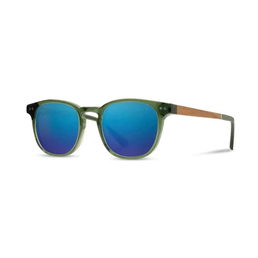 Camp Eyewear Topo-Accessories - Eyewear - Sunglasses-Fern // Walnut-HD Plus Polarized Green Flash-Appalachian Outfitters