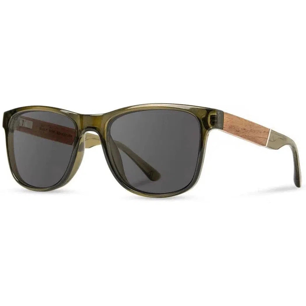Camp Eyewear Trail - Glacier Edition-Accessories - Eyewear - Sunglasses-Moss // Walnut-Grey Polarized-Appalachian Outfitters