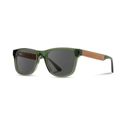 Camp Eyewear Trail-Accessories - Eyewear - Sunglasses-Fern // Walnut-Basic Polarized Grey-Appalachian Outfitters