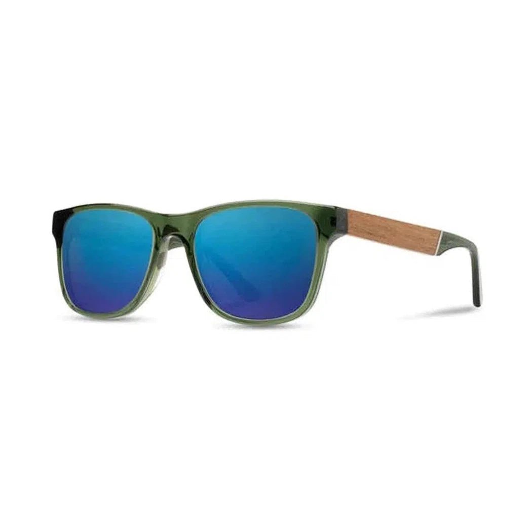 Camp Eyewear Trail-Accessories - Eyewear - Sunglasses-Fern // Walnut-HD Plus Polarized Blue Flash-Appalachian Outfitters