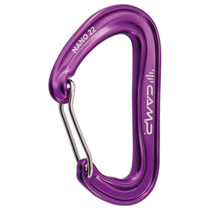 CAMP Nano 22-Climbing - Hardware - Carabiners-Purple-Appalachian Outfitters