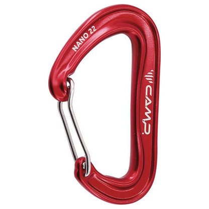 CAMP Nano 22-Climbing - Hardware - Carabiners-Red-Appalachian Outfitters