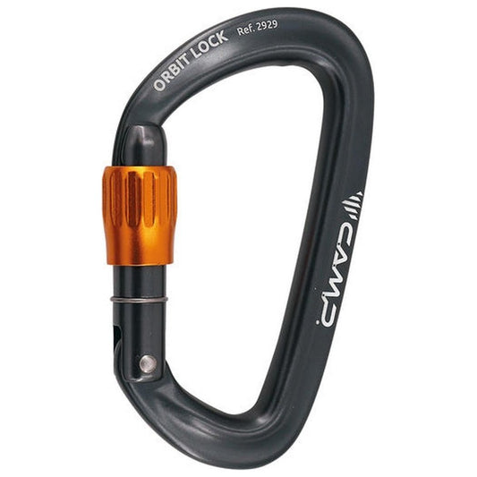 CAMP Orbit Lock-Climbing - Hardware - Carabiners-Gun Metal-Appalachian Outfitters