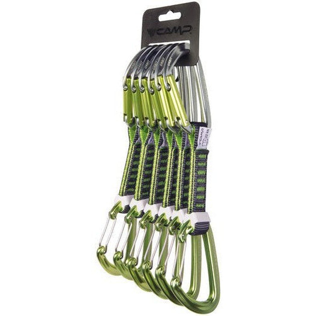 CAMP Orbit Mixed Express KS 12 cm - 6 Pack-Climbing - Hardware - Quickdraws-Appalachian Outfitters