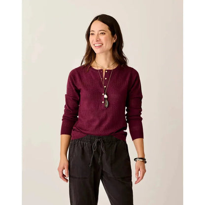 Carve Designs Women's Amara Pointelle Sweater-Women's - Clothing - Tops-Nirvana-M-Appalachian Outfitters