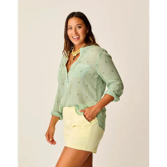 Carve Designs Women's Dylan Gauze Shirt-Women's - Clothing - Tops-Appalachian Outfitters