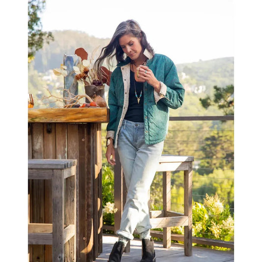 Carve Designs Women's Marais Reversible Jacket-Women's - Clothing - Jackets & Vests-Cement/Bistro Bandana-S-Appalachian Outfitters