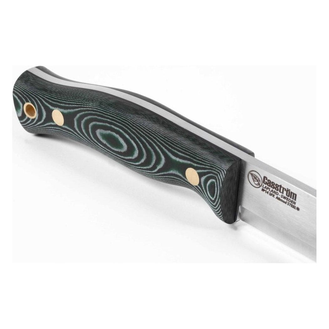 Casstrom No 14 Swedish Forest Knife Green Micarta with Firesteel-Camping - Accessories - Knives-Appalachian Outfitters