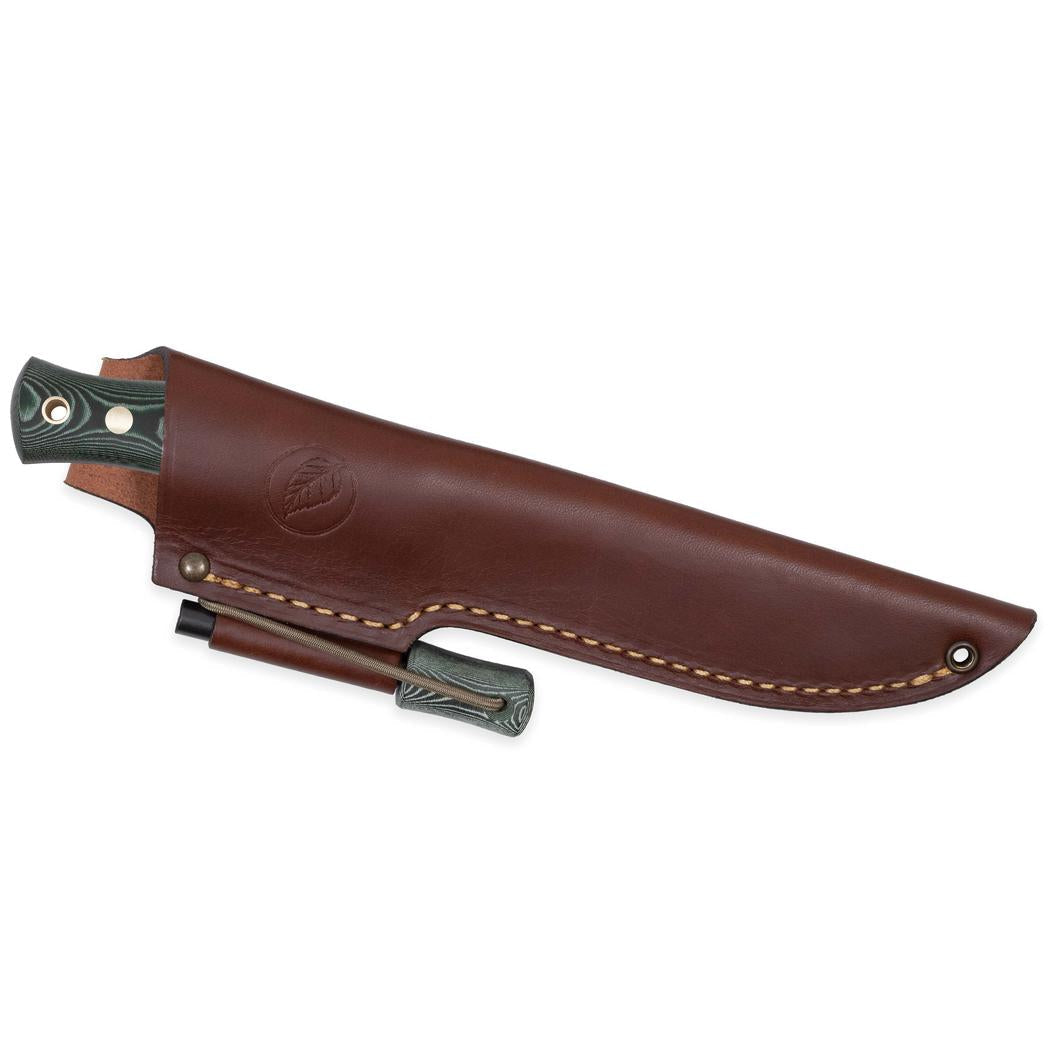 Casstrom No 14 Swedish Forest Knife Green Micarta with Firesteel-Camping - Accessories - Knives-Appalachian Outfitters