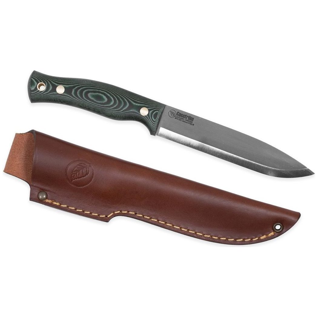 Casstrom No 14 Swedish Forest Knife Green Micarta-Camping - Accessories - Knives-Appalachian Outfitters