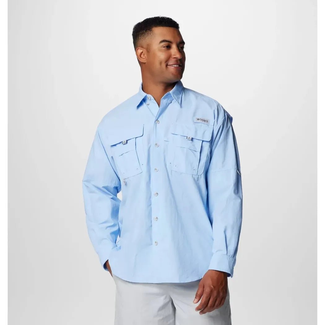 Columbia Sportswear Men's PFG Bahama II Long Sleeve Shirt-Men's - Clothing - Tops-Sail-S-Appalachian Outfitters