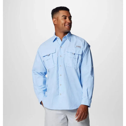 Columbia Sportswear Men's PFG Bahama II Long Sleeve Shirt-Men's - Clothing - Tops-Sail-S-Appalachian Outfitters