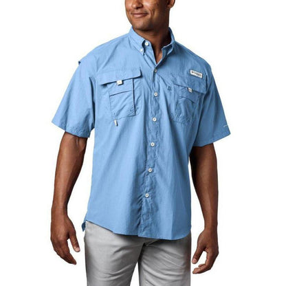 Columbia Sportswear Men's PFG Bahama II Short Sleeve Shirt-Men's - Clothing - Tops-Sail-S-Appalachian Outfitters