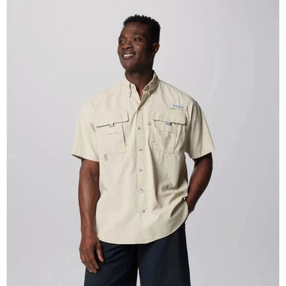 Columbia Sportswear Men's PFG Bahama II Short Sleeve Shirt-Men's - Clothing - Tops-Fossil-M-Appalachian Outfitters