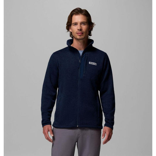 Columbia Sportswear Men's Sweater Weather Full Zip Jacket-Men's - Clothing - Jackets & Vests-Collegiate Navy Heather-M-Appalachian Outfitters