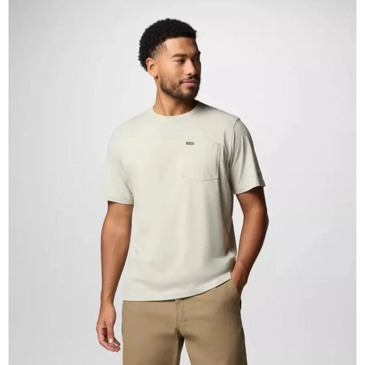 Columbia Sportswear Men's Thistletown Hills Pocket Tee-Men's - Clothing - Tops-Safari Heather-M-Appalachian Outfitters