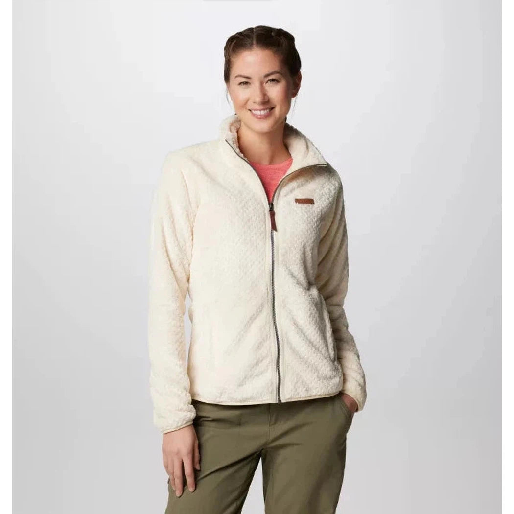 Columbia Sportswear Women's Fire Side II Sherpa Full Zip-Women's - Clothing - Jackets & Vests-Chalk-S-Appalachian Outfitters