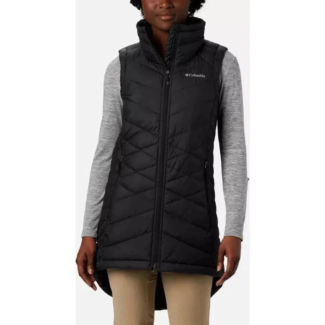 Columbia Sportswear Women's Heavenly Long Vest-Women's - Clothing - Jackets & Vests-Black-S-Appalachian Outfitters