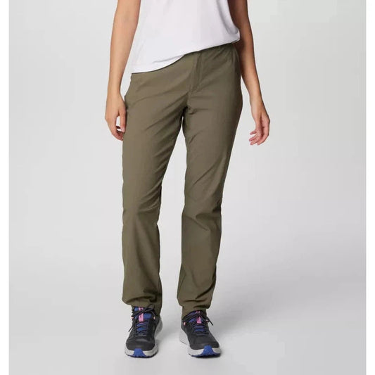 Columbia Sportswear Women's Leslie Falls Pant II-Women's - Clothing - Bottoms-Stone Green-2-32"-Appalachian Outfitters