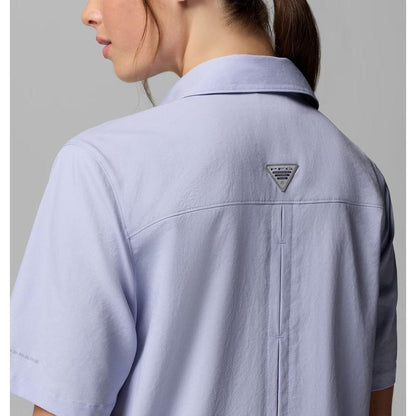 Columbia Sportswear Women's PFG Castback Woven Short Sleeve-Women's - Clothing - Tops-Appalachian Outfitters