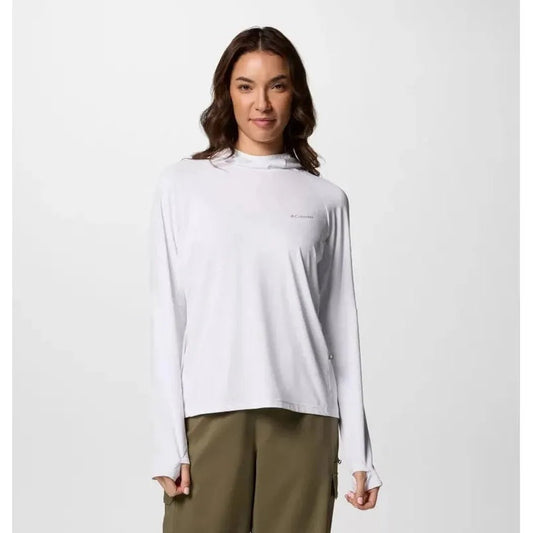 Columbia Sportswear Women's Skien Valley Hoodie-Women's - Clothing - Tops-White-S-Appalachian Outfitters