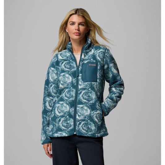 Columbia Sportswear Women's West Bend Print Full Zip II Jacket-Women's - Clothing - Jackets & Vests-Everblue Rose City-S-Appalachian Outfitters