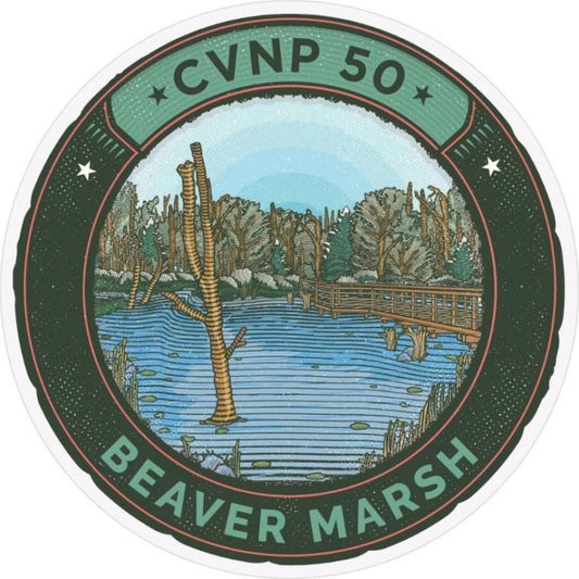 Conservancy for CVNP Beaver Marsh 50th Anniversary Collectible Stickers-Accessories - Novelty - Stickers-Appalachian Outfitters