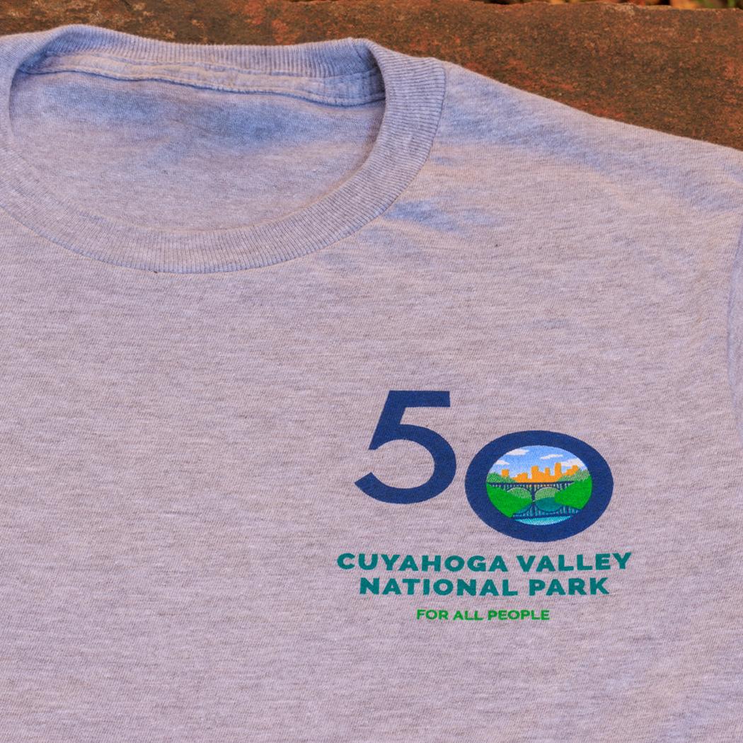 Conservancy for CVNP CVNP 50th Anneiversary Logo T-Shirt-Unisex - Clothing - Tops-Appalachian Outfitters