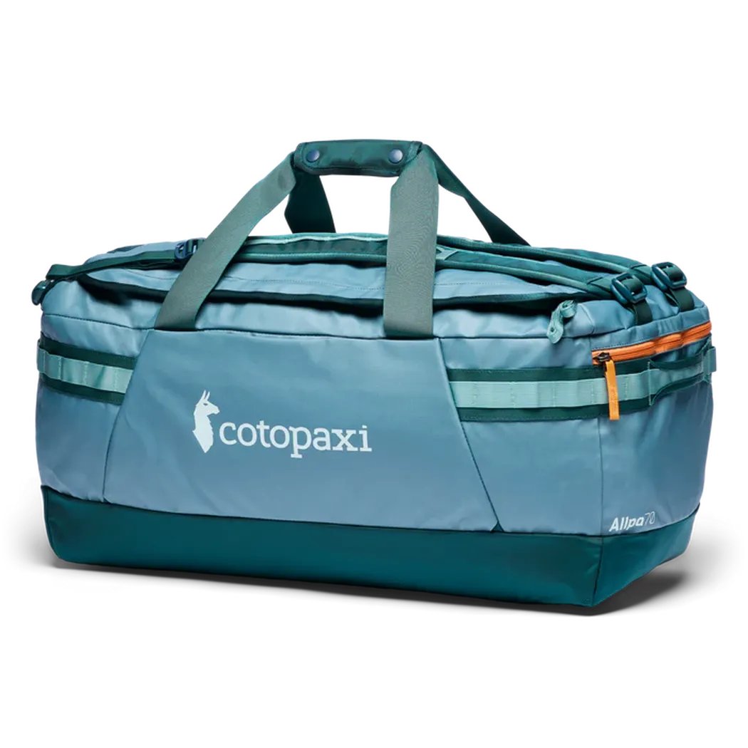 Cotopaxi Allpa Getaway 70L Duffel-Travel - Luggage-Blue Spruce/Abyss-Appalachian Outfitters