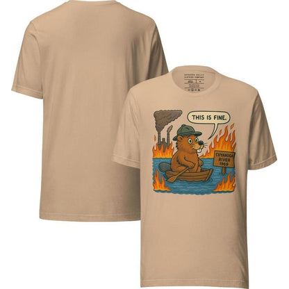 Cuyahoga Valley Clothing Company Cuyahoga River This Is Fine T-Shirt-Unisex - Clothing - Tops-Appalachian Outfitters