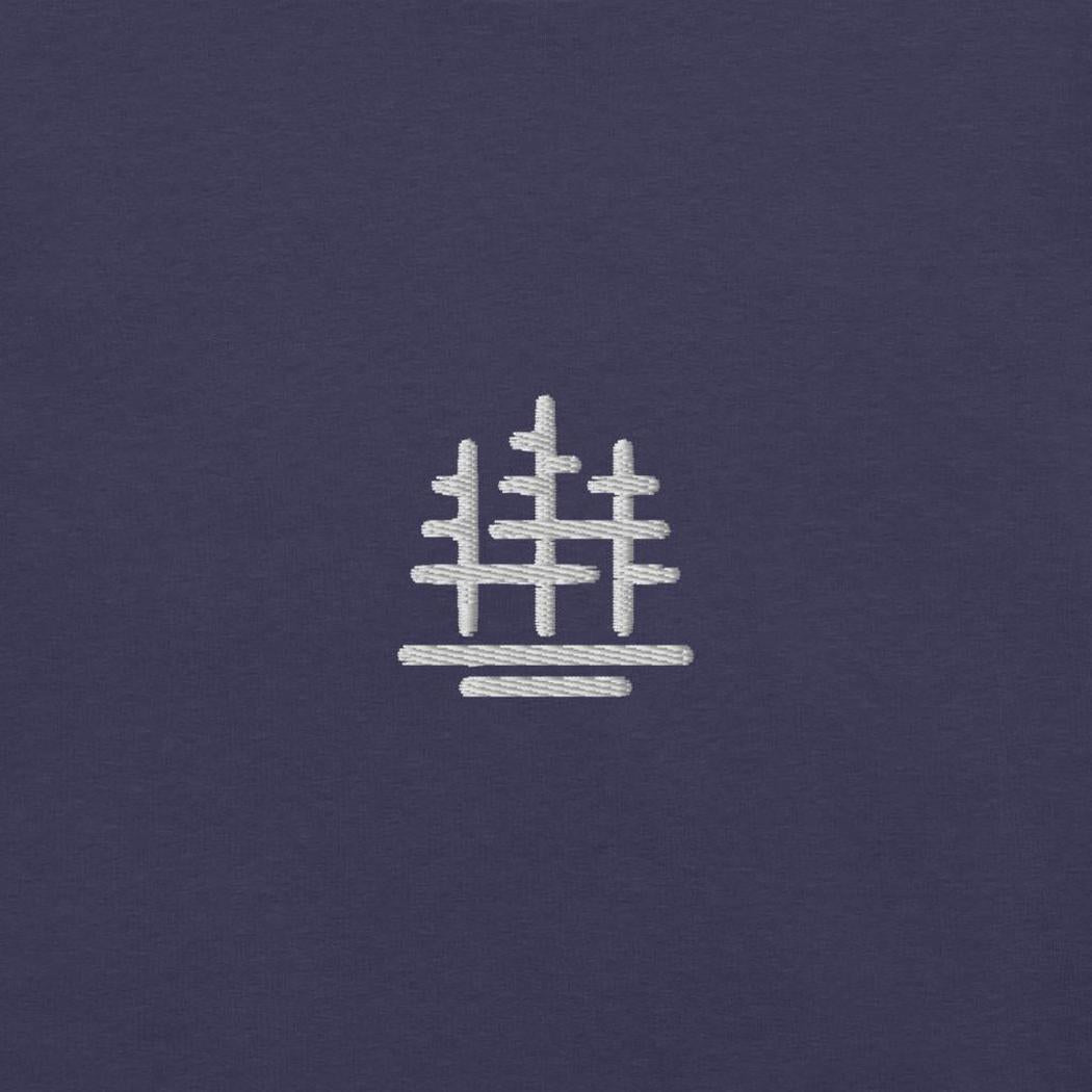 Cuyahoga Valley Clothing Company Embroidered Logo T-Shirt-Unisex - Clothing - Tops-Appalachian Outfitters