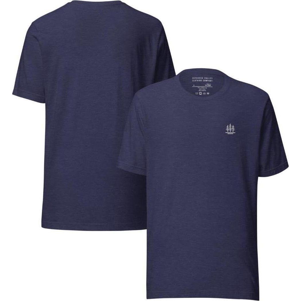 Cuyahoga Valley Clothing Company Embroidered Logo T-Shirt-Unisex - Clothing - Tops-Appalachian Outfitters
