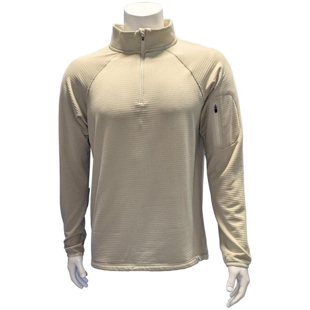Cuyahoga Valley Clothing Company Men's Waffle Quarter Zip-Men's - Clothing - Tops-Appalachian Outfitters