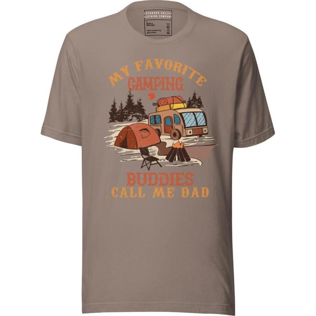 Cuyahoga Valley Clothing Company My Favorite Camping Buddies Call Me Dad T-Shirt-Unisex - Clothing - Tops-Appalachian Outfitters