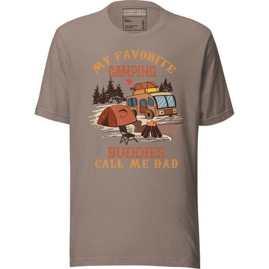 Cuyahoga Valley Clothing Company My Favorite Camping Buddies Call Me Dad T-Shirt-Unisex - Clothing - Tops-Appalachian Outfitters