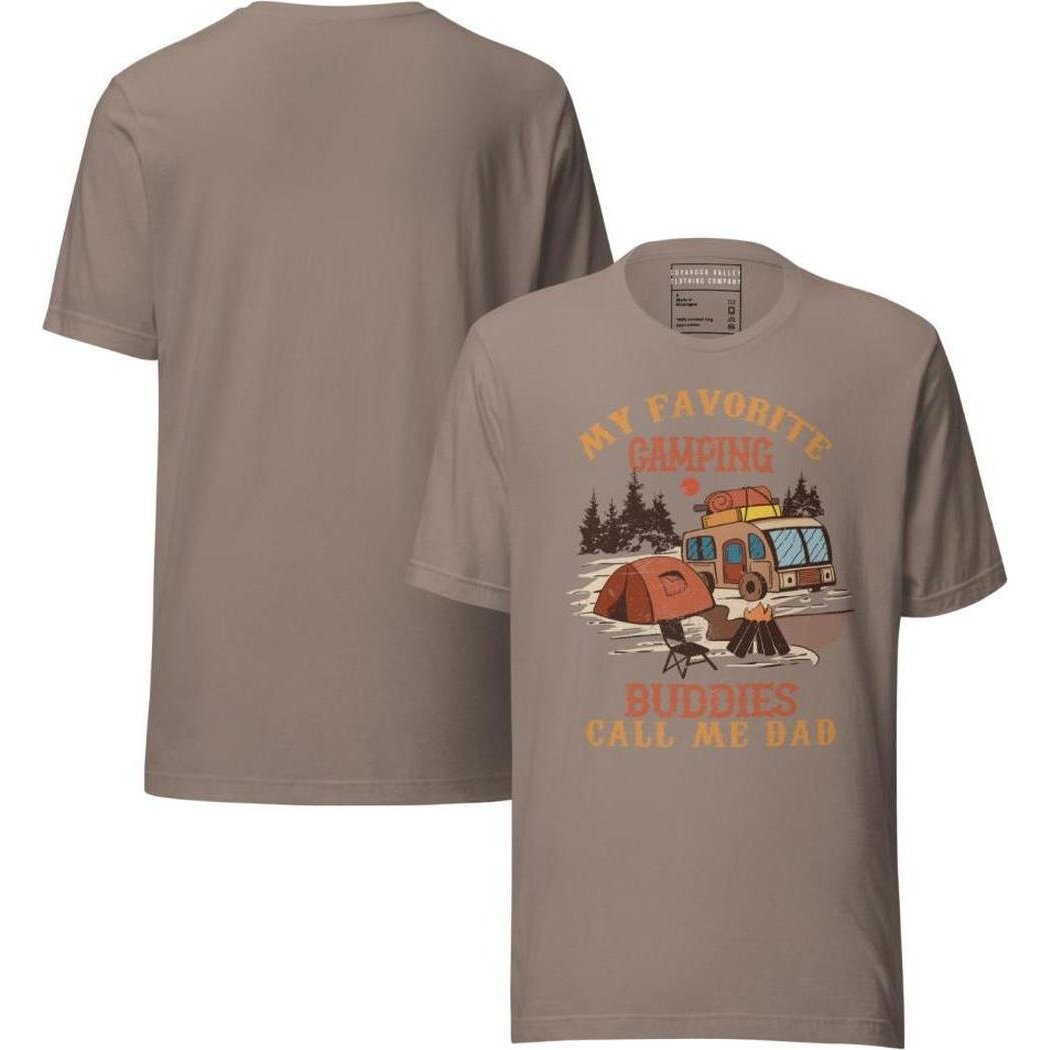 Cuyahoga Valley Clothing Company My Favorite Camping Buddies Call Me Dad T-Shirt-Unisex - Clothing - Tops-Appalachian Outfitters