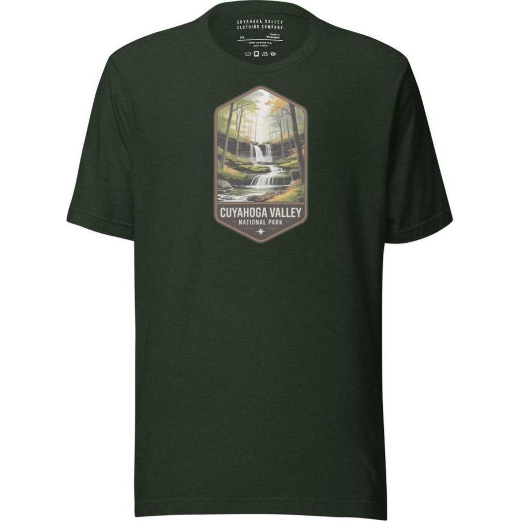 Cuyahoga Valley Clothing Company Woodsey Waterfall T-Shirt-Unisex - Clothing - Tops-Appalachian Outfitters