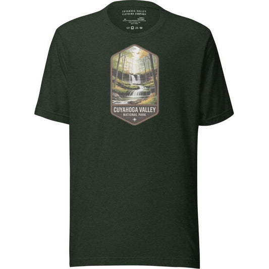 Cuyahoga Valley Clothing Company Woodsey Waterfall T-Shirt-Unisex - Clothing - Tops-Appalachian Outfitters