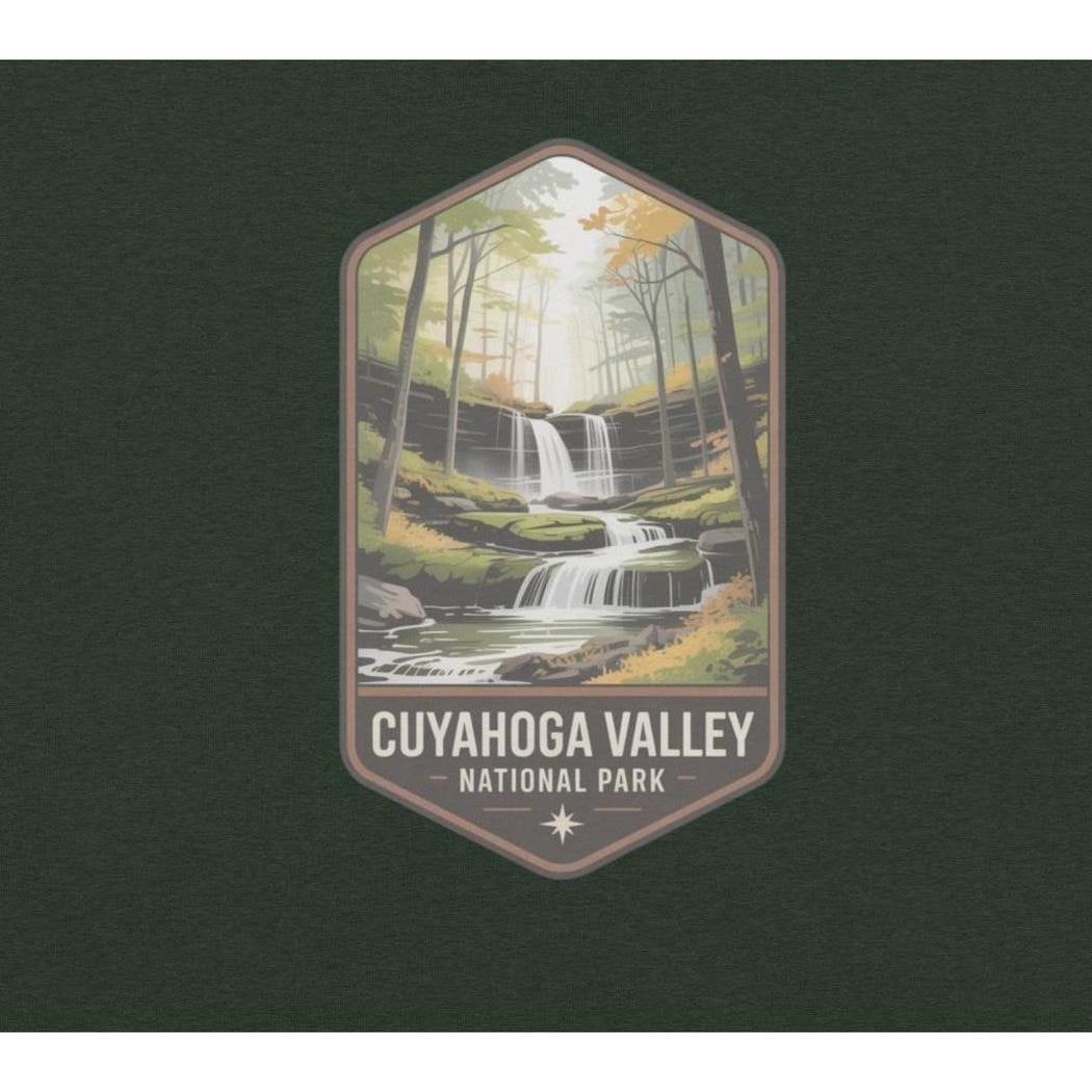 Cuyahoga Valley Clothing Company Woodsey Waterfall T-Shirt-Unisex - Clothing - Tops-Appalachian Outfitters