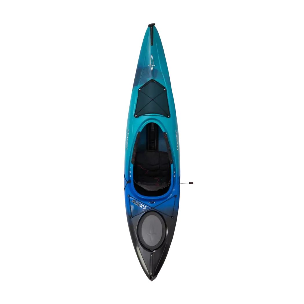 Top-down view of the Dagger Axis 10.5 in Aurora color, showing the cockpit and storage hatch against a white background.