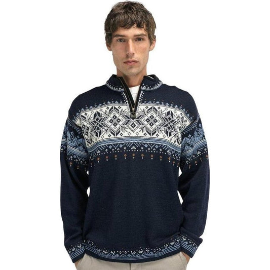 Dale Of Norway Men's Blyfjell Sweater-Men's - Clothing - Tops-Midnavy Blushad Offwhite Coppe-M-Appalachian Outfitters