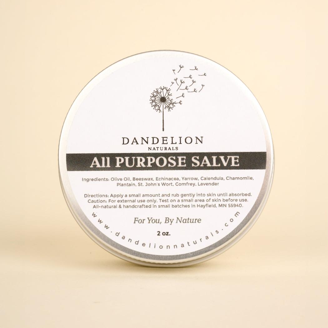 Dandelion Naturals All Purpose Salve-Camping - First Aid - Skin Care-Appalachian Outfitters