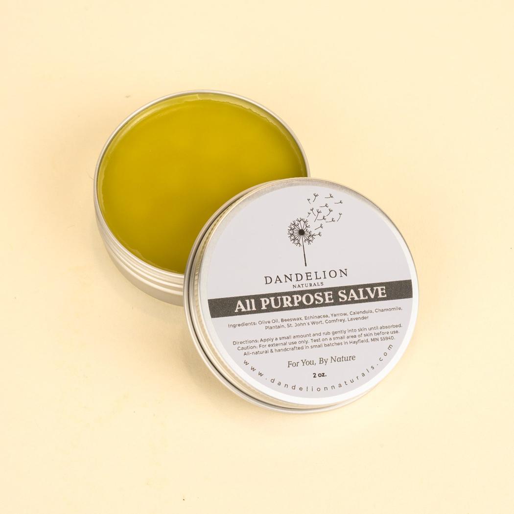 Dandelion Naturals All Purpose Salve-Camping - First Aid - Skin Care-Appalachian Outfitters