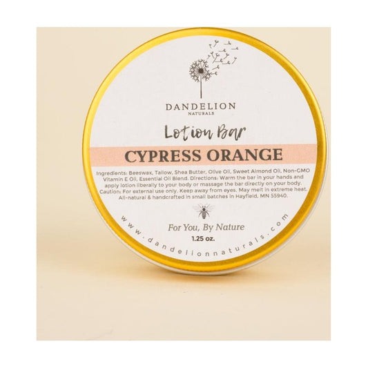 Dandelion Naturals Cypress Orange Lotion Tallow Bar-Camping - First Aid - Skin Care-Appalachian Outfitters