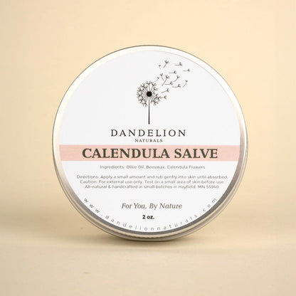Dandelion Naturals Organic Calendula Salve | Gentle and Healing, All Purpose-Camping - First Aid - Skin Care-Appalachian Outfitters