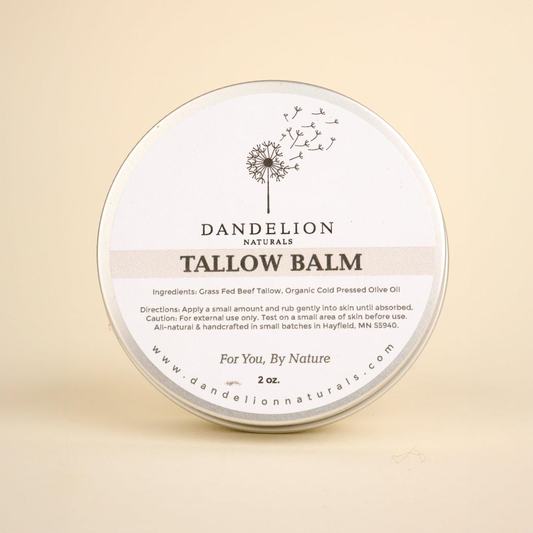 Dandelion Naturals Tallow Balm-Camping - First Aid - Skin Care-Appalachian Outfitters
