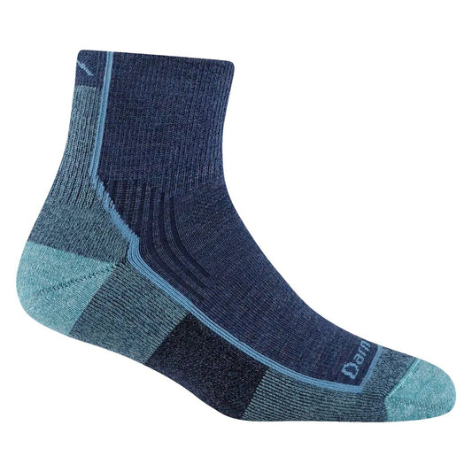 Darn Tough Hiker 1/4 Midweight with Cushion-Accessories - Socks - Unisex-Blue Jay-S-Appalachian Outfitters