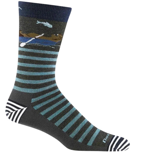 Darn Tough Men's Animal Haus Crew Lightweight-Accessories - Socks - Women's-Forest-M-Appalachian Outfitters